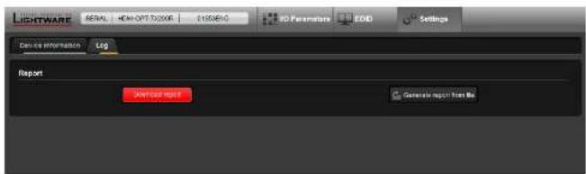 Lightware HDMI-OPT-TX200R - Log - 1