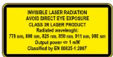 Lightware HDMI-OPT-TX200R - Caution: Laser product - 2