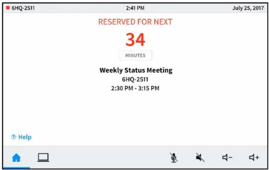 6HQ-2511 2:41 PM July 25, 2017 RESERVED FOR NEXT 34 MINUTES Weekly Status Meeting 6HQ-2511 2:30 PM - 3:15 PM Help