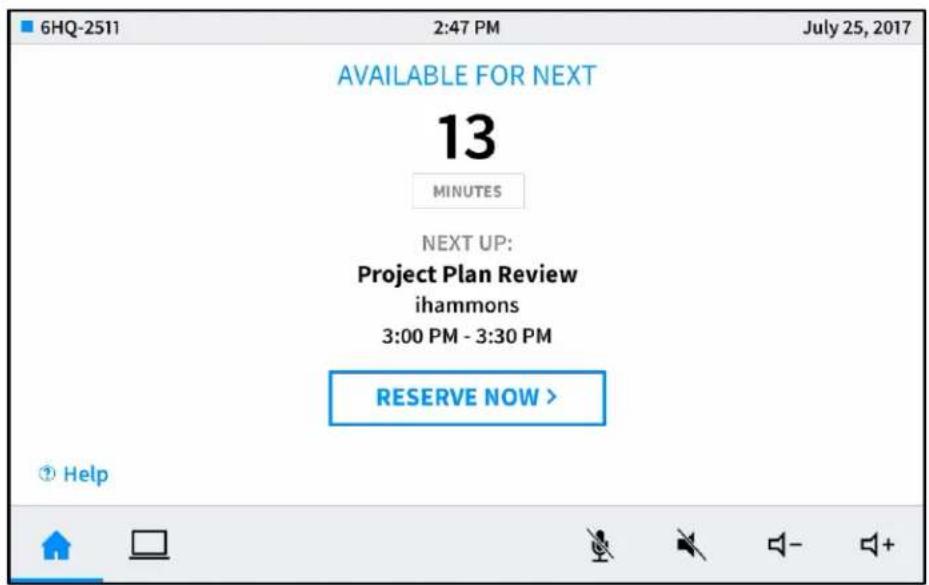 6HQ-2511 2:47 PM July 25, 2017 AVAILABLE FOR NEXT 13 MINUTES NEXT UP: Project Plan Review ihammons 3:00 PM - 3:30 PM RESERVE NOW > ① Help