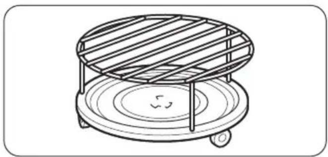 ZANUSSI ZFG21110WA - A grillező állvány behelyezése - 1