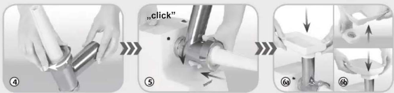 „click" ④ ⑤ ⑥a ⑥b
