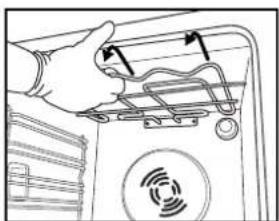WHIRLPOOL AKZ 541 IX - MOVING THE TOP HEATING ELEMENT (SOME MODELS ONLY) - 2