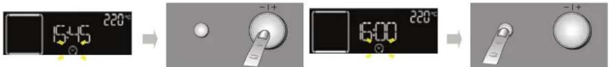 WHIRLPOOL AKZ 541 IX - SETTING END OF COOKING TIME /START DELAYED - 1