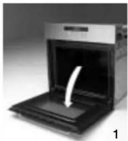 WHIRLPOOL OBU B00 W - To remount the door: - 1