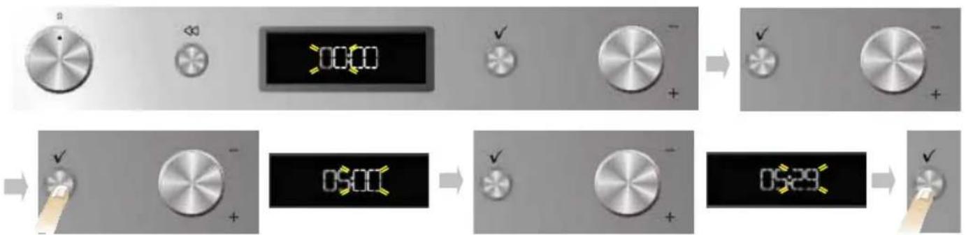 WHIRLPOOL AKZM 659/IX - STARTING THE OVEN - SETTING THE TIME - 1