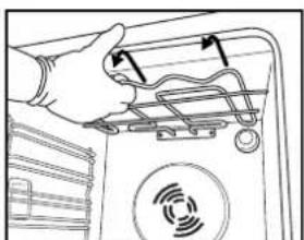 WHIRLPOOL AKP 546 IX - MOVING THE TOP HEATING ELEMENT (SOME MODELS ONLY) - 2