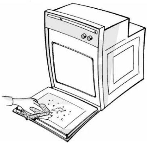 WHIRLPOOL AKP 502/01 IX - REINIGUNG DES BACKOFENS UND DES ZUBEHÖRS - 1