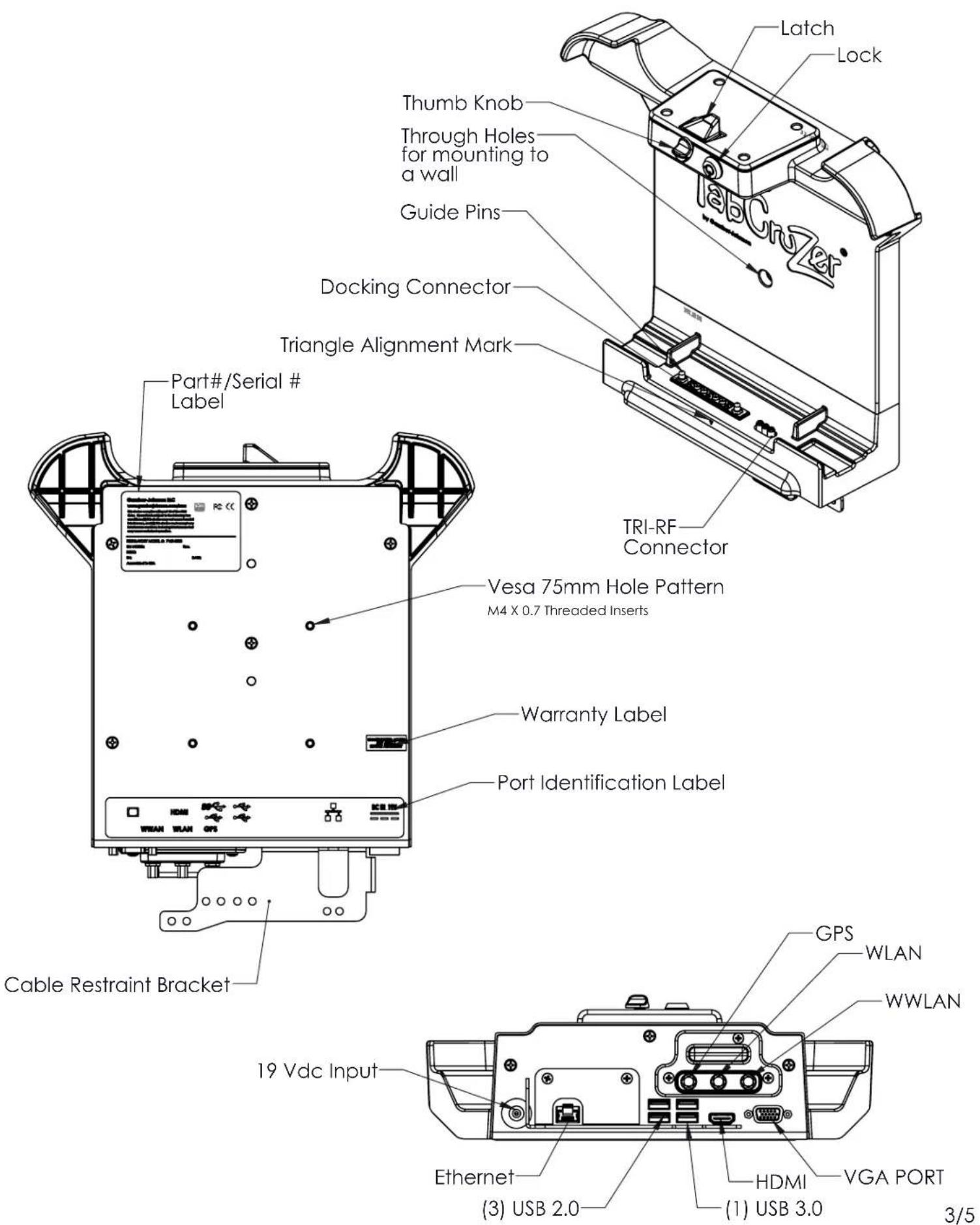 Gamber-Johnson 7160-0880 - After installation: - 1
