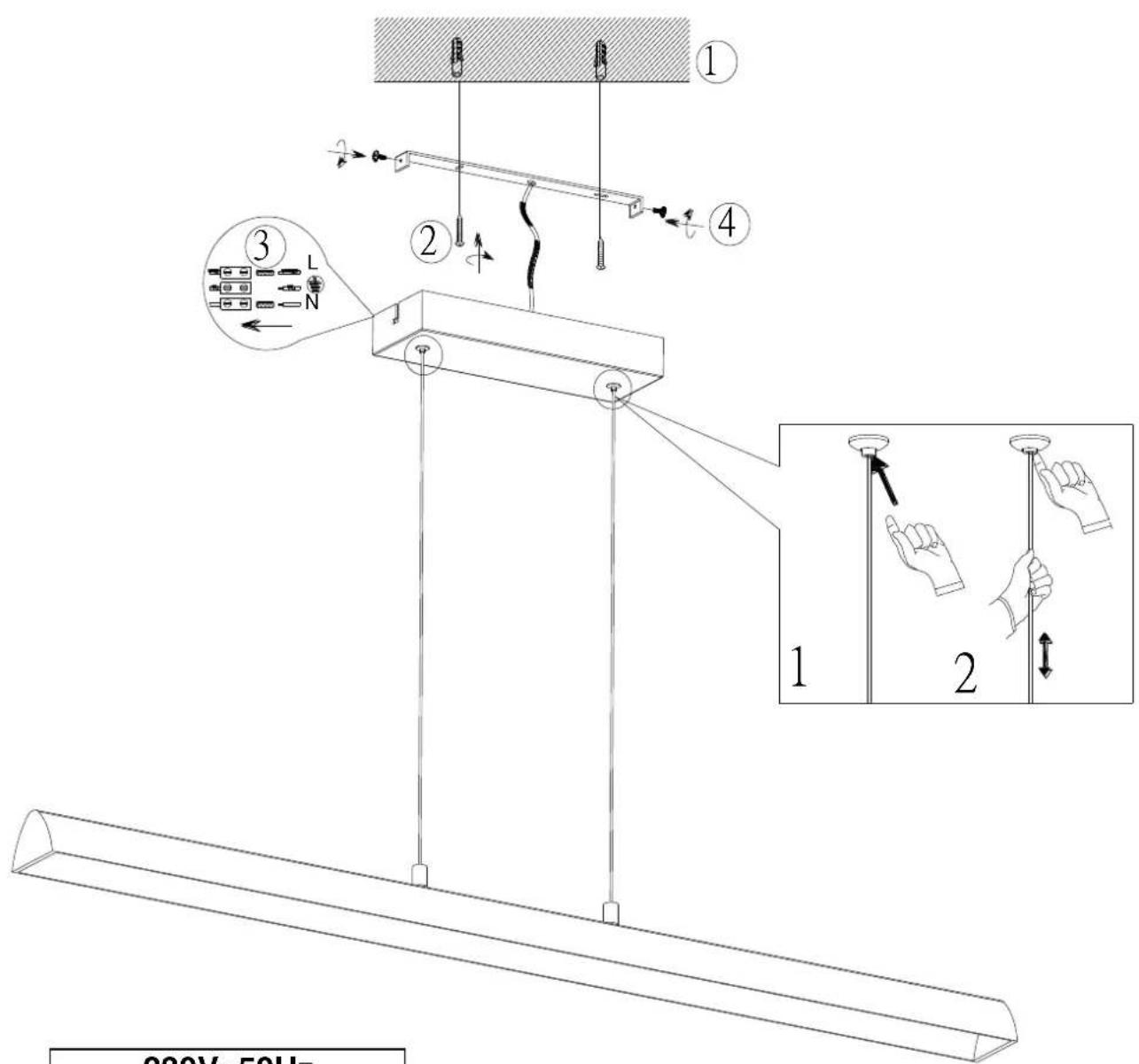 Trio Lighting Ramiro - Art.-Nr.:3764104XX - 1