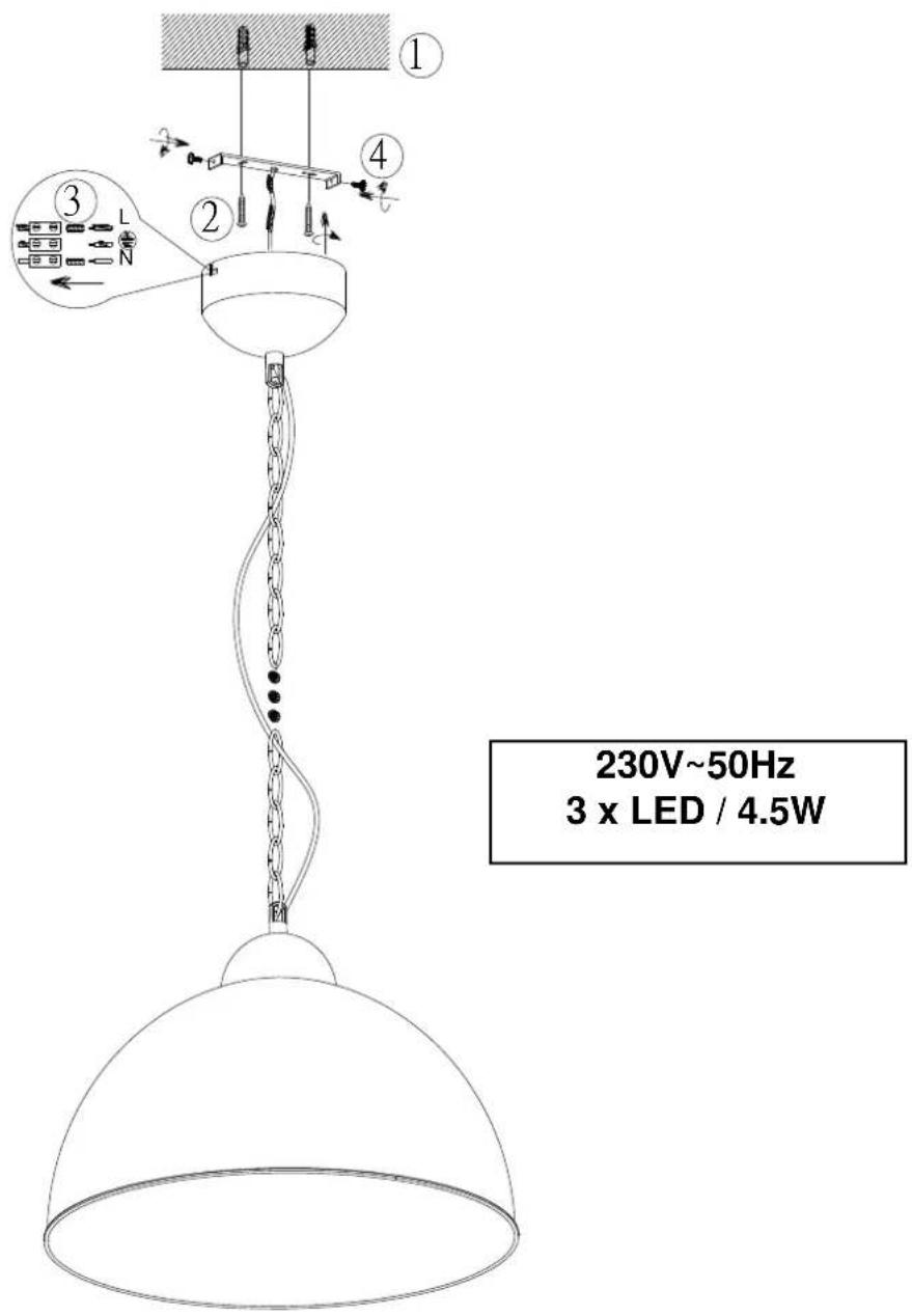 Trio Lighting Romino - Art.-Nr.:376510302 - 1