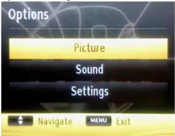 Walker WPS5014LED - Using MENU button in Media Browser Mode - 1