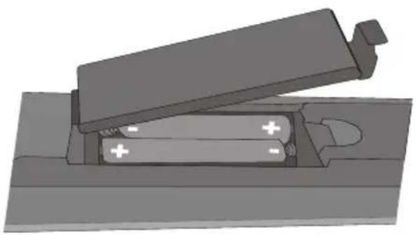 Walker WPS5014LED - Installing the Batteries to the Remote - 1