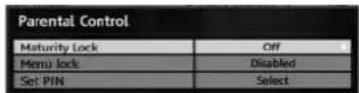 Walker WP4611LCD - Parental Control - 2
