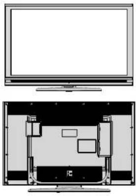 Walker WP4611LCD - LCD TV and Operating Buttons - 1