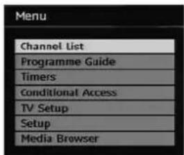 Walker WP4611LCD - IDTV Menu System - 1