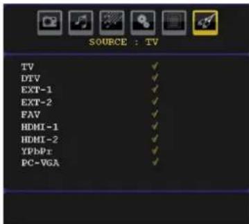 Walker WP4210IDTV - Source Menu - 1