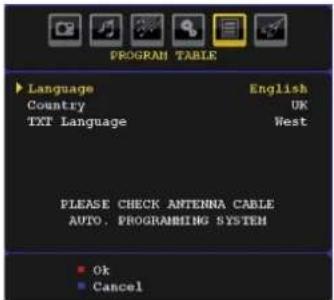Walker WP4210IDTV - Automatic Channel Scan - 3