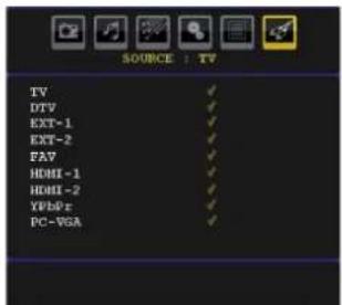 Walker WP4210IDTV - Input Selection - 1