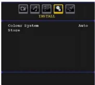 Walker WP4210IDTV - Install Menu in AV Modes - 1