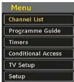 Walker WP4210IDTV - IDTV Menu System - 1