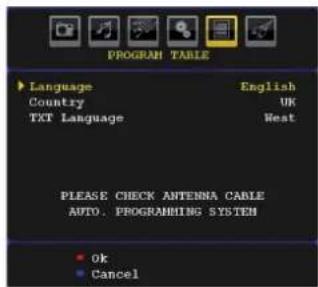 Walker WP4210IDTV - Initial Settings - 6