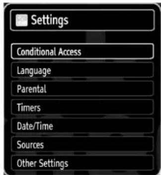 Walker WP4011LCD - Configuring Your TV's Settings - 1