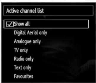Walker WP4011LCD - Managing Stations: Sorting Channel List - 1