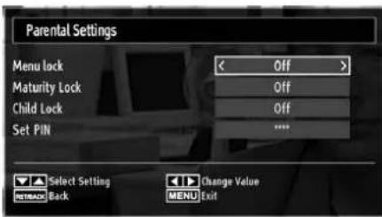 Walker WP4011LCD - Parental Control - 2