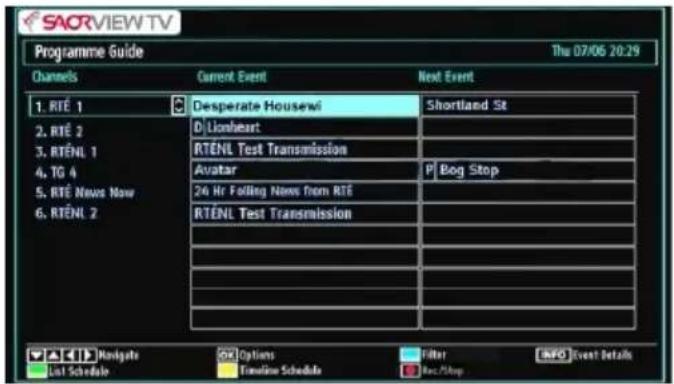 Walker WP32NBLED - Viewing Electronic Programme Guide (EPG) - 1