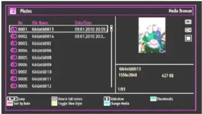 Walker WP32NBLED - Viewing Photos via USB - 1