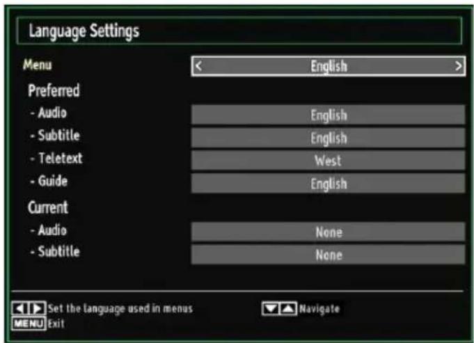 Walker WP32NBLED - Configuring Language Preferences - 1
