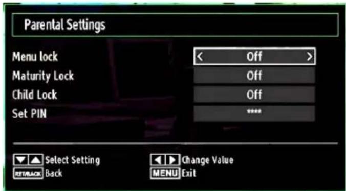 Walker WP32NBLED - Parental Control - 2
