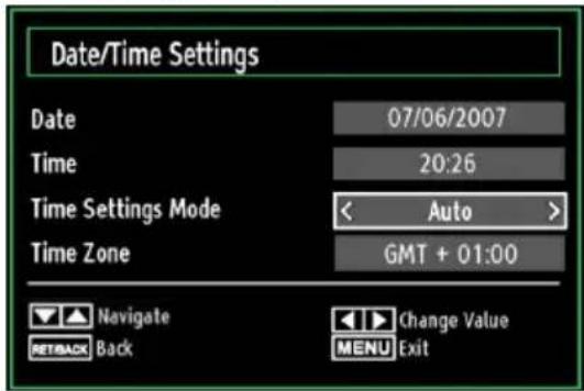 Walker WP32NBLED - Configuring Date/Time Settings - 1