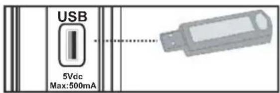 Walker WP32NBLED - USB Disk Connection - 1