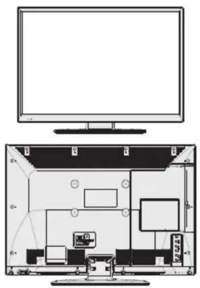 Walker WP32NBLED - LCD TV and Operating Buttons - 1