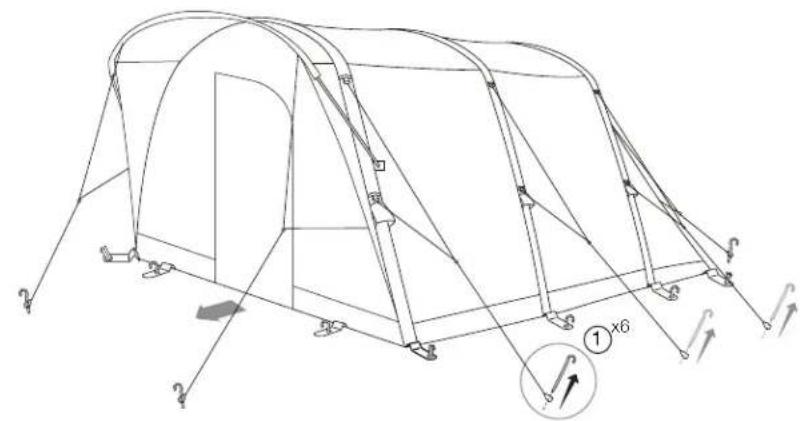 Vango Odyssey Air 500 Villa - TAKING DOWN & PACKING - 1