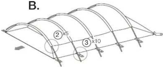 Vango Avington 600XL - PITCHING - 2