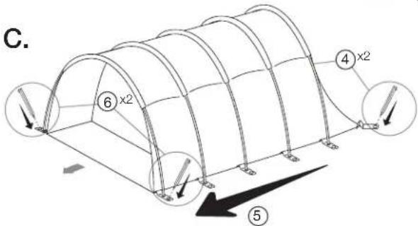 Vango Avington 600XL - PITCHING - 5
