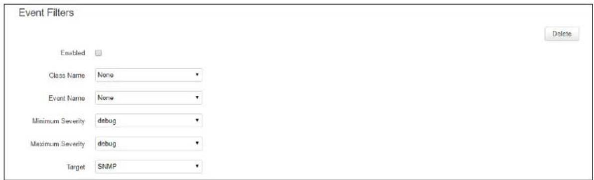 Virtual Access GW3300 - Event filters - 1