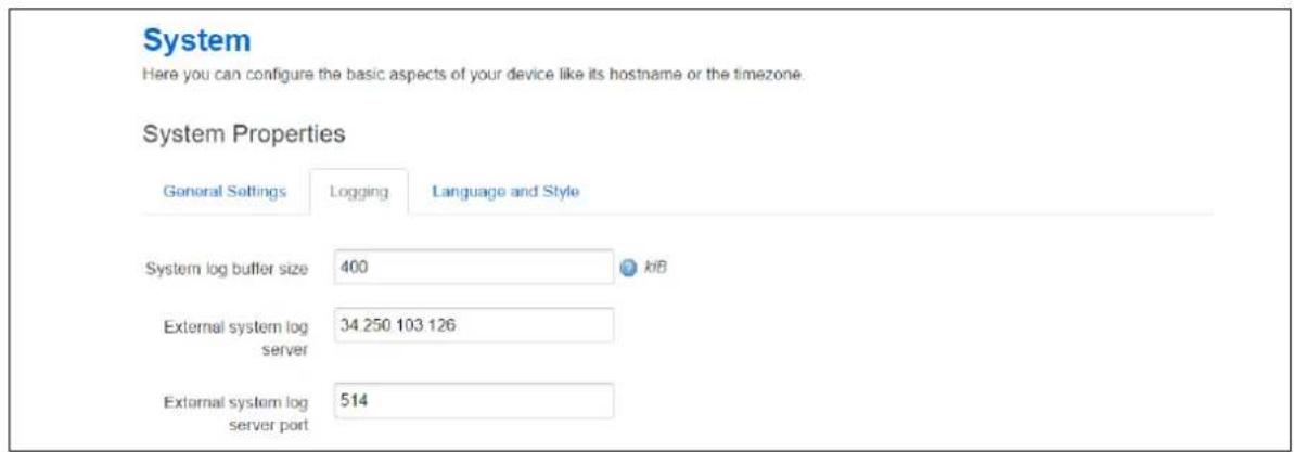 Virtual Access GW3300 - Configuring syslog to Monitor via the web interface - 1