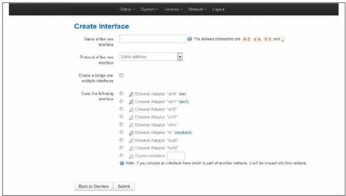 Virtual Access GW3300 - Create a new mobile interface - 1