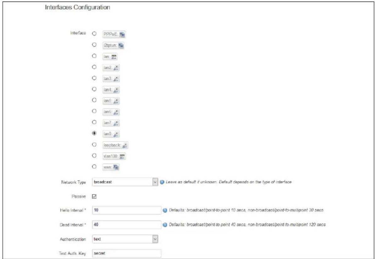 Virtual Access GW3300 - Interfaces configuration - 1