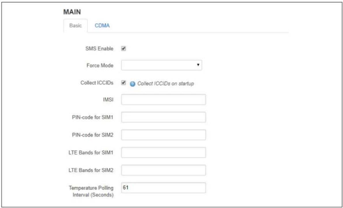 Virtual Access GW3300 - Mobile manager: basic settings - 1