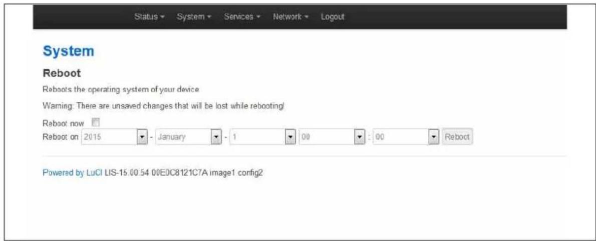 Virtual Access GW3300 - System reboot - 1