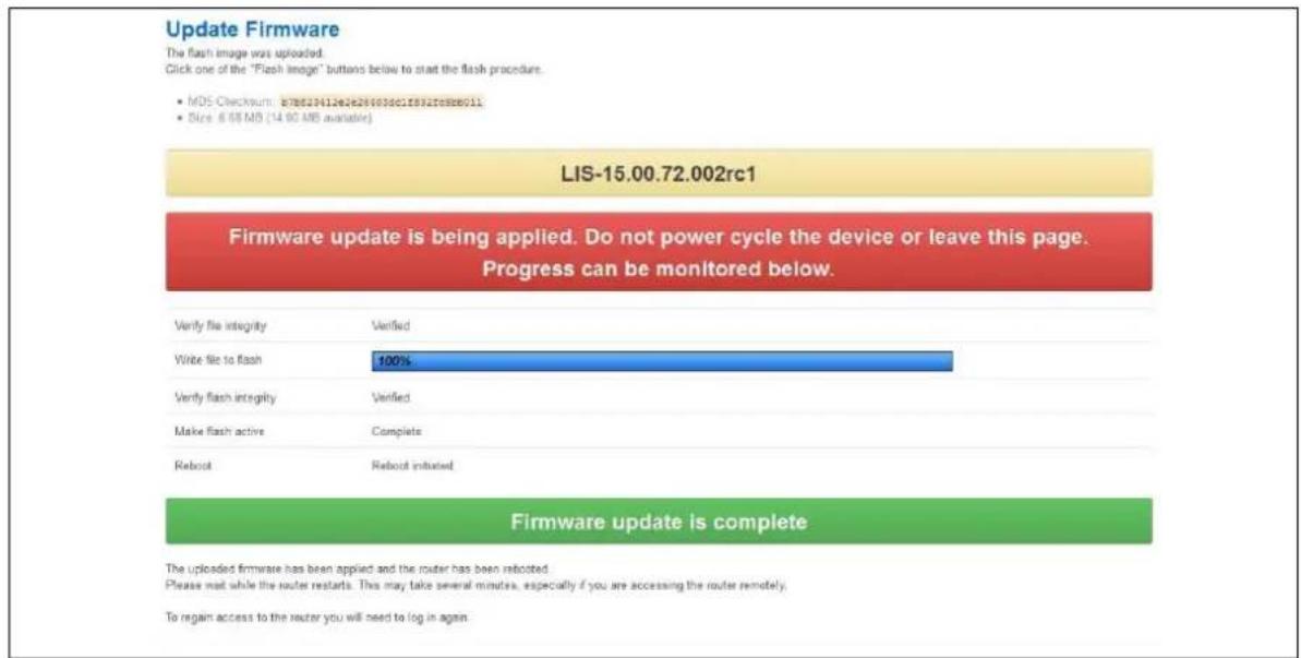 Virtual Access GW3300 - Update flash image and reboot using new image immediately option - 1