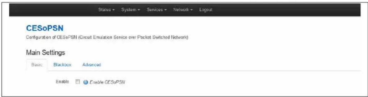 Virtual Access GW3300 - Configuring main settings using the web interface - 1