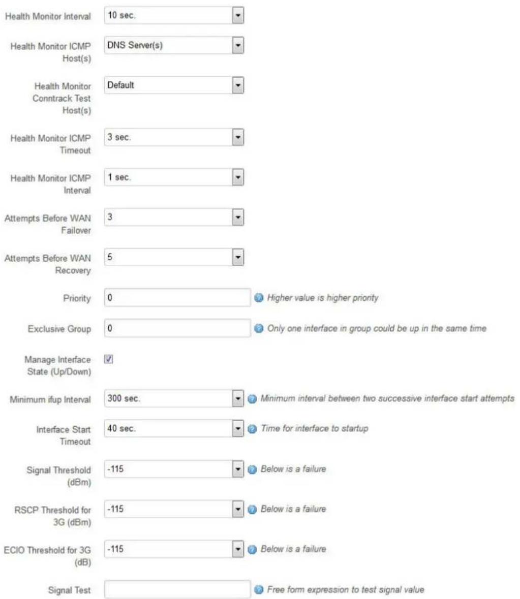 Virtual Access GW3300 - WAN Interfaces - 1
