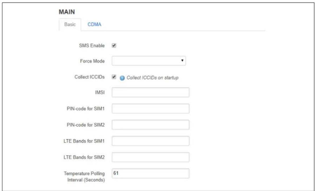 Virtual Access GW3300 - Mobile manager: basic settings - 1