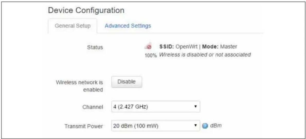 Virtual Access GW3300 - Device configuration: general setup - 1